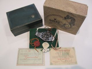 ROLEX VINTAGE SUBMARINER 5512 POINTED GUARD GILT TWO COLOR TRACKER 