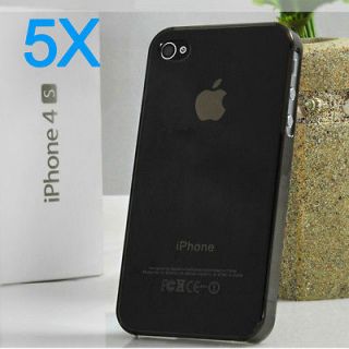 Wholesale 5 Lots Black Clear Snap On Hard Case Cover Skin For iPhone 