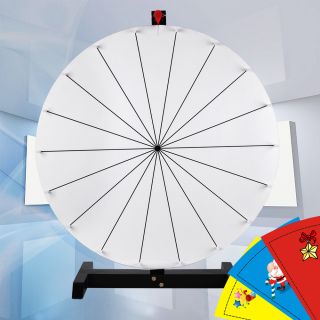Upgraded Board Editable 30 Prize Wheel Fortune DIY Design Carnival 