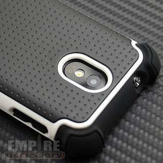 White Triple Layer Impact Hard Case for Samsung Galaxy Epic Touch S2 
