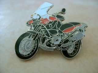 bmw r1200gs red and black hat pin lapel pin time