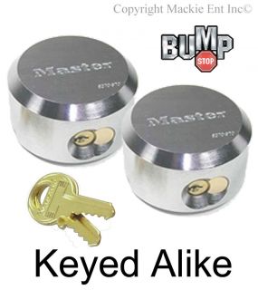 hidden shackle keyed alike trailer locks 6271nka 2 bump time