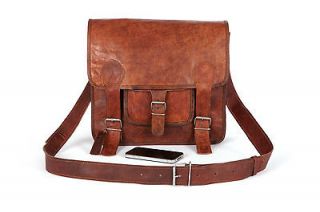 Newly listed LEATHER SATCHEL MESSENGER BAG (SMALL)   Retro / Vintage 