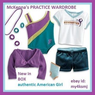 American Girl McKennas PRACTICE WARDROBE Outfit SET Leotard + for 