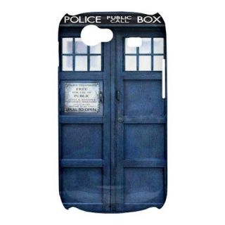 NEW Blue Police Call Box Dr. Who TARDIS DW Samsung Galaxy S3 III Hard 