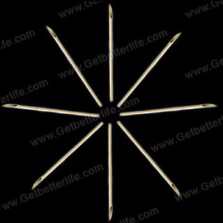 50 Sterilized Fashion Piercing Needle Supplies of Different Gauge