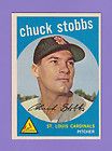 1959 topps chuck stobbs 26 cardinals exmt+ nm 6026 buy