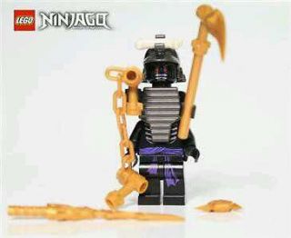 LEGO Ninjago Lord Garmadon minifig 4 GOLDEN WEAPONS from 9450 Epic 