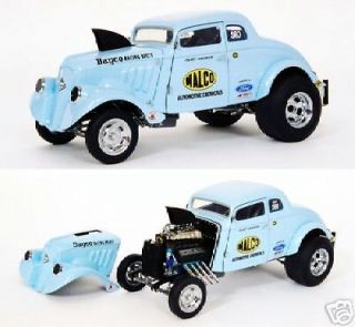 1933 WILLYS GASSER OHIO GEORGE PRECISION MINIATURES 1/18th NHRA DRAG 