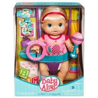 hasbro baby alive wet and wiggles baby with accessories from
