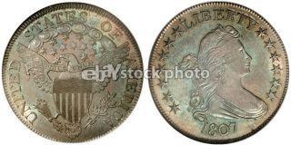 1807, Draped Bust Half Dollar
