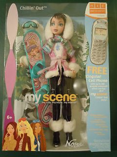 My Scene Chillin Out Nolee Barbie With Snowboard And Accessories 2003 