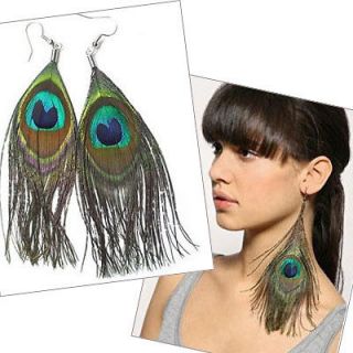 in bulk Jewelry 20pairs peacock feather animal rare fashion earring 