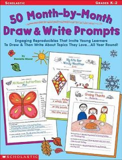 50 Month by Month Draw and Write Prompts Engaging Reproducibles That 