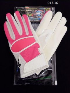 cutters gloves football wr rb pink size medium new new