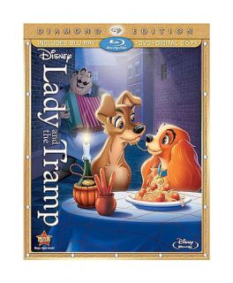 Lady and the Tramp Blu ray DVD, 2012, 3 Disc Set, Diamond Edition 