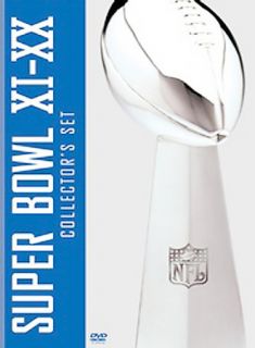 NFL Films Super Bowl Collection Super Bowl XI XX DVD, 2004, 5 Disc Set 