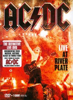 AC DC Live at River Plate DVD, 2011, With XL T shirt