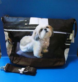 Dog Puppy Pet Shih Tzu Shoulder Tote Messenger Bag Handbag BAG124 NEW