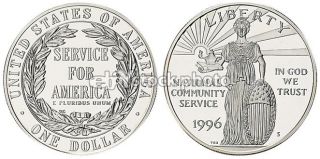 Dollar, 1996, National Community Service