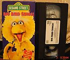 Sesame Street BIG BIRD SINGS Video RARE on VHS CTW 1995 HTF MINT 11 
