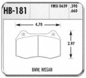 Hawk Performance HB181Z.660 Disc Brake Pad