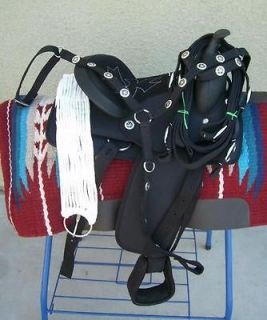 13 new black synthetic western saddle package must see saddle