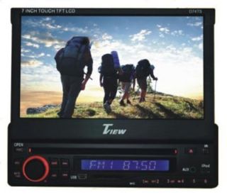 T View D74TS 7 inch Car DVD Player