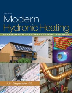 Modern Hydronic Heating For Residential and Light Commercial Buildings 