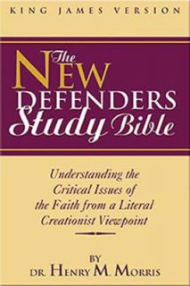 New Defenders Study Bible KJV by Henry M. Morris 2006, Hardcover 