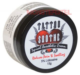 Tattoo Soothe Anesthetic Numbing Cream Apply BEFORE for Pain Free 