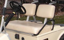 PACK 1981 99 81 99 Club Car Golf Cart Seat Covers White Bottom 