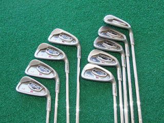 ping i15 irons 3 pw uw awt steel shafts green
