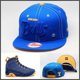 New Era Chicago Bulls Custom Snapback Hat For Jordan Retro 9 IX Calvin 