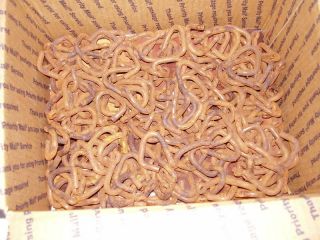box of 100 used flail mower links 
