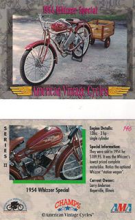 American Vintage 1954 Whizzer Special Motorcycle 138cc 3 HP Single 