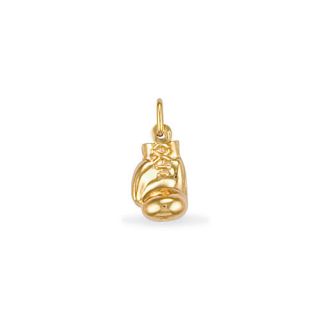 9ct gold small lightweight boxing glove pendant 0 7g from