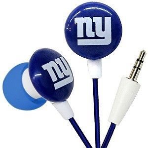iHip New York Giants Mini Ear Buds Earphones Hi Fi Premium Sound NFL