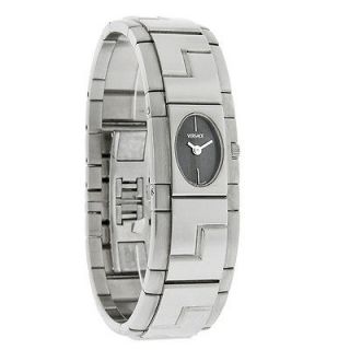 Versace Sapho Ladies Grey Dial Stainless Steel Bracelet Swiss Quartz 