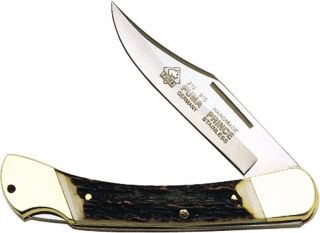 puma prince stag lockback folder knife from australia  151 