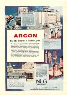 1958 national cylinder gas steel ad argon 