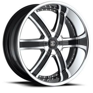 24 inch 2Crave NO4 Chrome Wheels Rims 5x120 BMW 5 Series 6 Series 7 