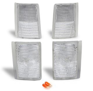 88 93 CHEVY GMC FULL SIZED TRUCK CLEAR CORNER LIGHTS (Fits GMC 1992 