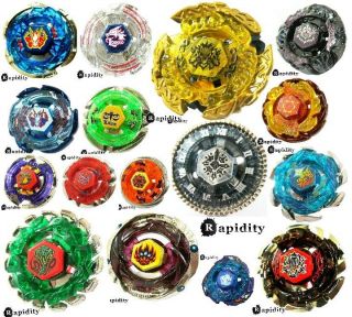 Beyblade Single Metal masters & 4D system Rapidity top & launche lot 