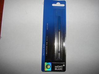 Montblanc Ballpoint Pen Refill Medium Pacific Blue 105151