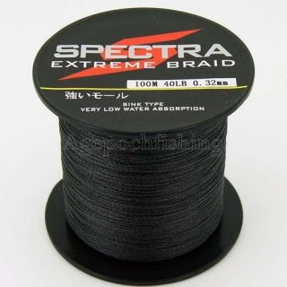Top Quality PE Dyneema Spectra Extreme Braid Fishing Line Red 109yards 
