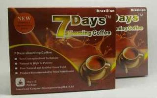 Days Brazilian Slimming Coffee 1 box 12 Bag 10g NEW TASTE OF DIET 