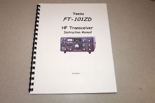 yaesu ft 101zd operating manual comb bound new time left