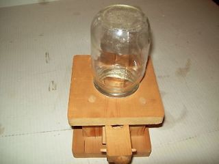HAND CRAFTED GUM BALL DISPENSER ***Unstained m​ade in RANDLEMAN NC 
