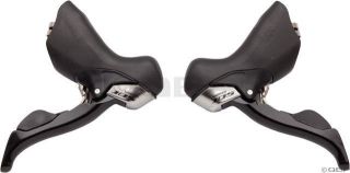 2012 Shimano 105 ST 5700 Shifters w/cables & housing   Black Factory 